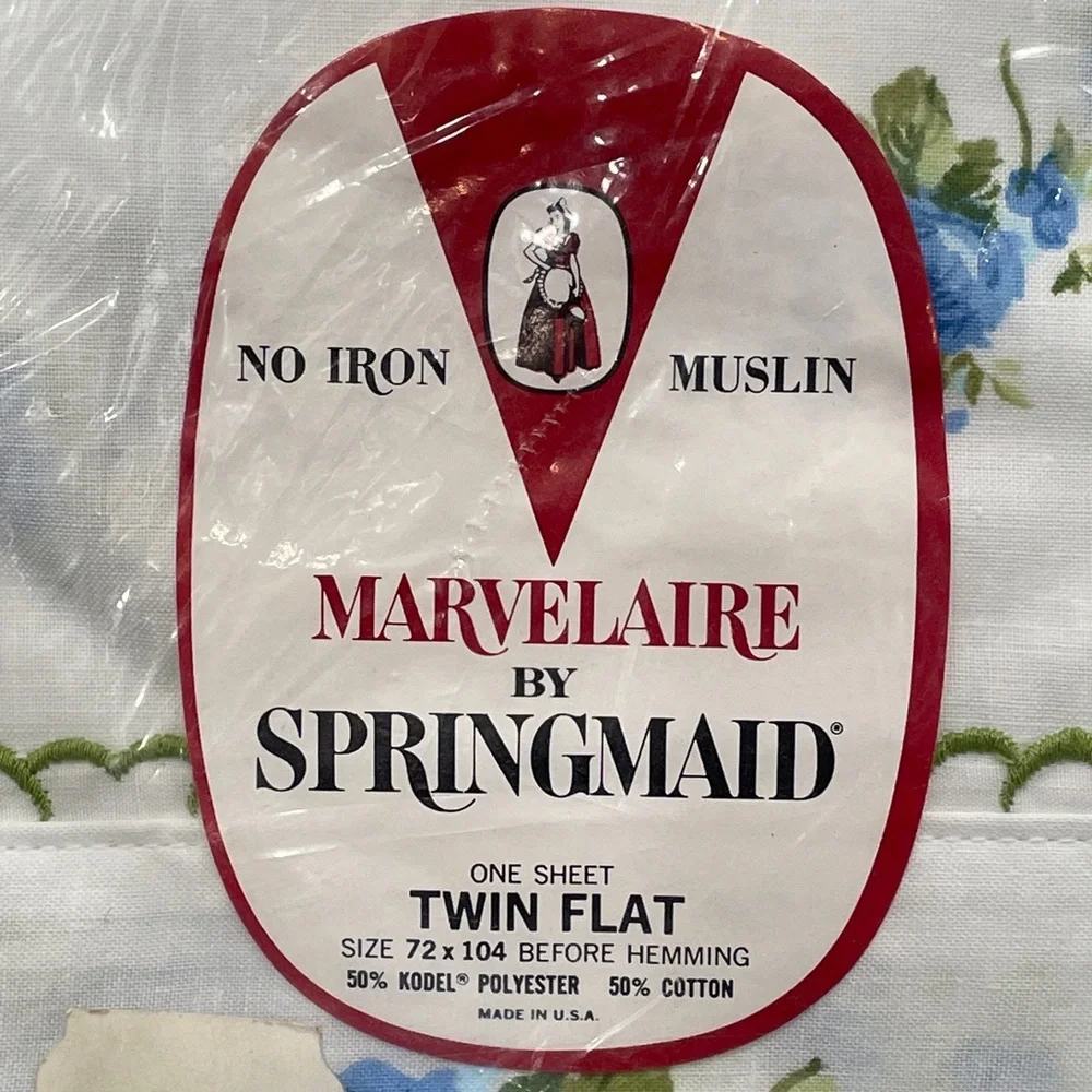 VINTAGE SPRINGMAID FLAT SHEET